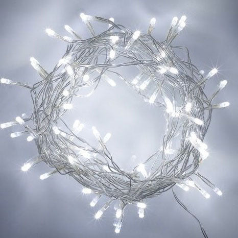 Starlit 10m 100 LED White Fairy String Lights, Daylight 6000K, 10W, IP44