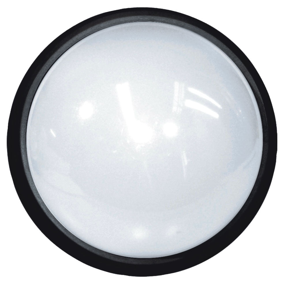 12W LED Black Bulkhead (B34)