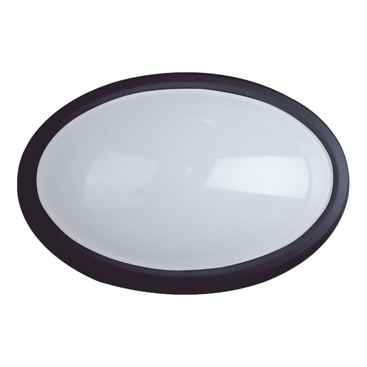 12W LED Black Bulkhead (B35)
