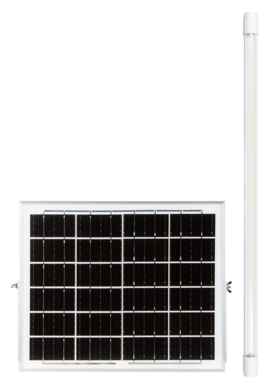 Starlit 80W Outdoor Solar Rechargeable LED Tube with 6500K CCT and IP54 Rating