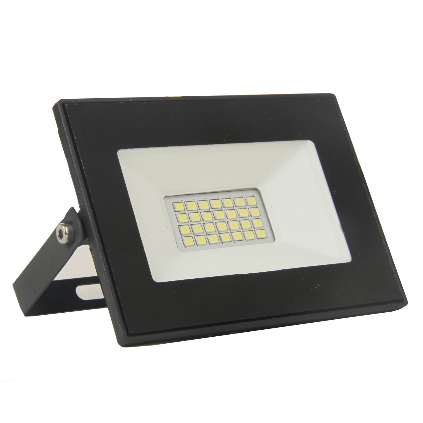 Starlit 20W LED Outdoor Floodlight, Daylight, Black, 1400 Lumens, IP65