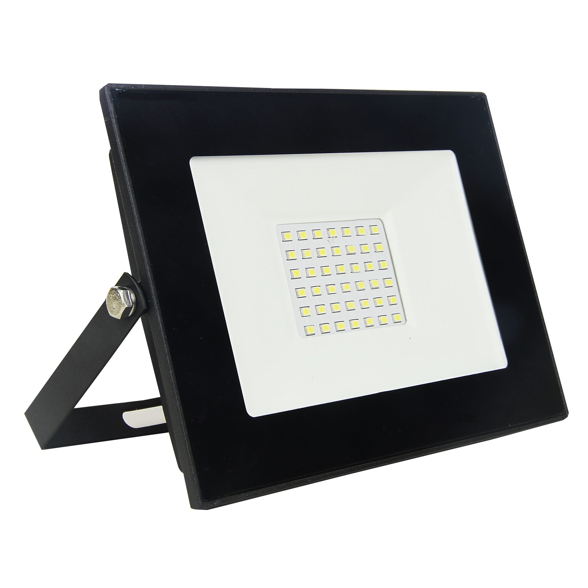 Starlit 50W Outdoor Black LED Floodlight, IP65, 3500 Lumens, 120º Beam Angle