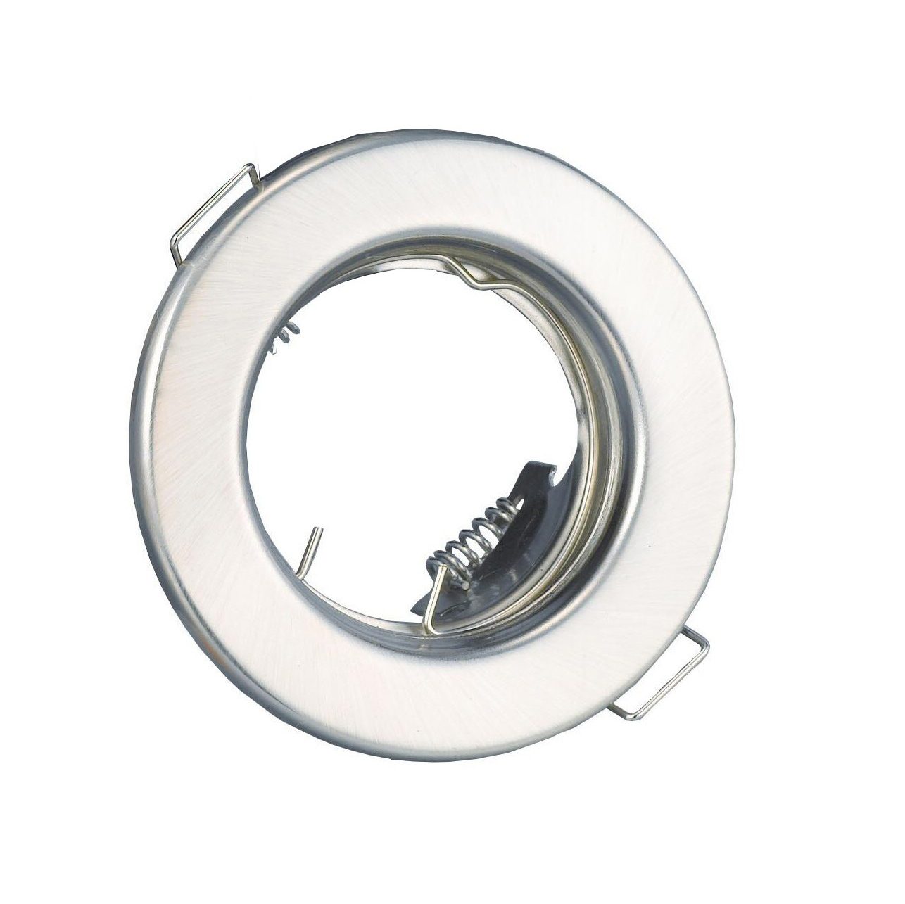 Starlit Satin Chrome Straight Downlighter (D840) 55MM Cutout