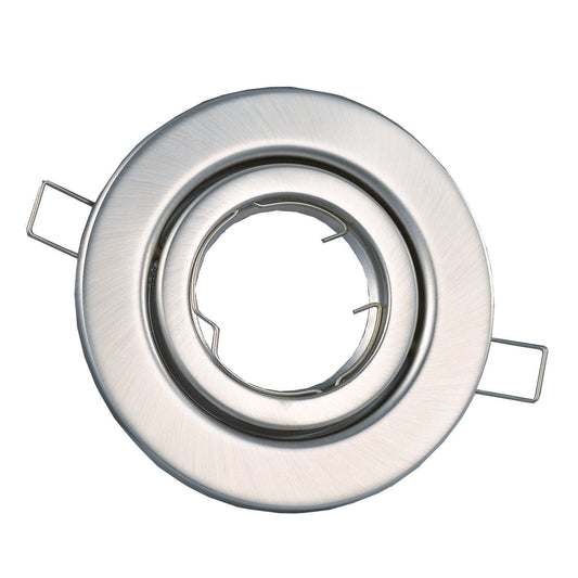 Starlit Tilt Downlighter D841 Satin Chrome (SC), Ø100mm, 75mm Cutout