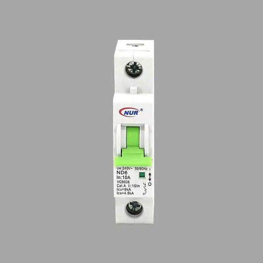NUR DIN Rail 1-Pole Circuit Breakers — 6kA official manufacturer image
