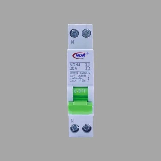 NUR DIN Rail 1-Pole + Neutral Circuit Breakers official manufacturer image