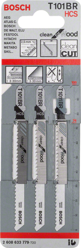 T 101 BR Clean for Wood Jigsaw Blade