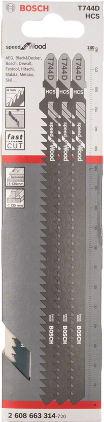 T 744 D Speed for Wood Jigsaw Blade