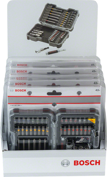 Extra Hard Screwdriver Bit and Nutsetter Set, 43-Piece