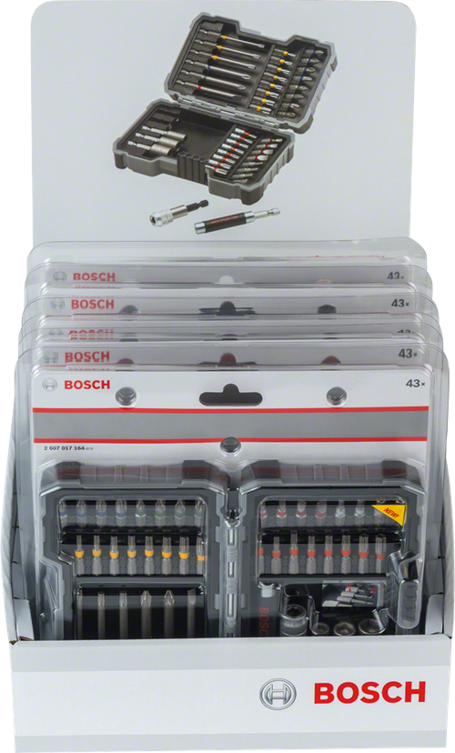 Extra Hard Screwdriver Bit and Nutsetter Set, 43-Piece