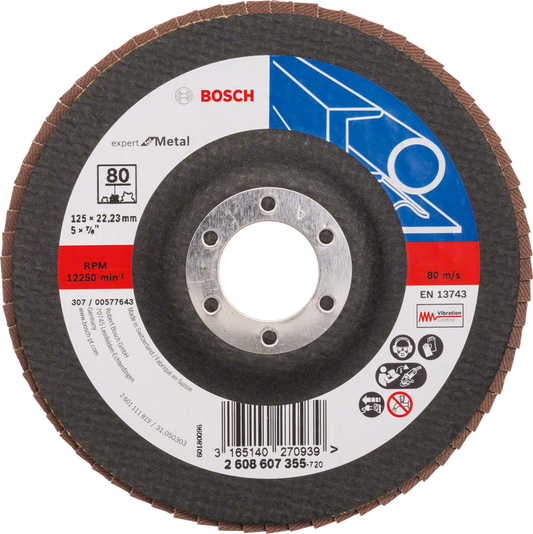X551 Expert for Metal Flap Discs, Straight Version
