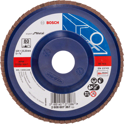 X551 Expert for Metal Flap Discs, Straight Version, Plastic