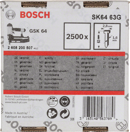Finish Nail, 1.6/16g
