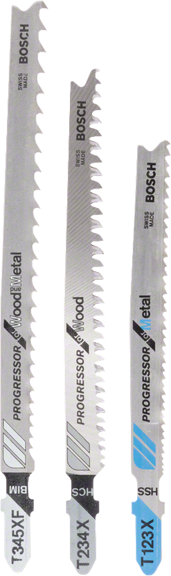 Progressor for Wood and Metal Jigsaw Blade Pack, 3-Pieces