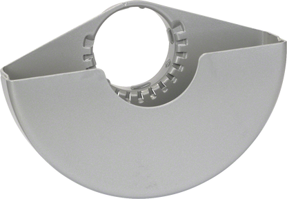 Protective guard with cover for cut-off grinding