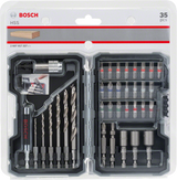 Extra Hard Screwdriver Bit Set, 35-Piece