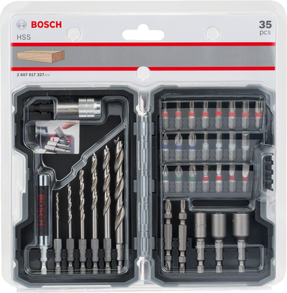 Extra Hard Screwdriver Bit Set, 35-Piece
