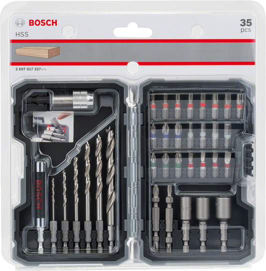 Extra Hard Screwdriver Bit Set, 35-Piece
