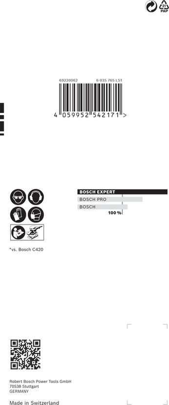 EXPERT C470 Sandpaper