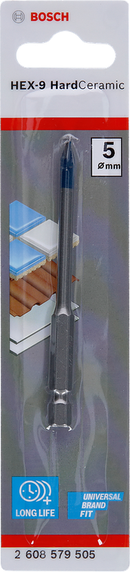 HEX-9 Hard Ceramic Drill Bit