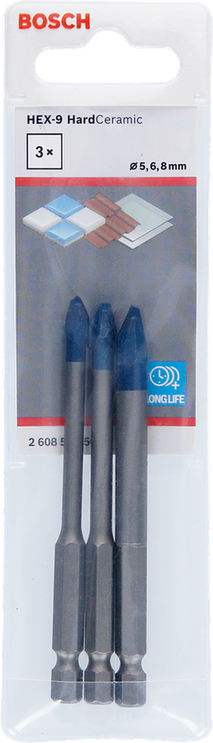 HEX-9 Hard Ceramic Drill Bit