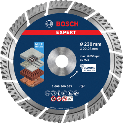 EXPERT Multi Material Diamond Cutting Disc