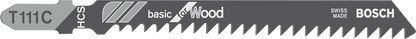 T 111 C Basic for Wood Jigsaw Blade