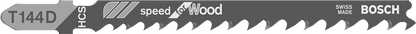 T 144 D Speed for Wood Jigsaw Blade