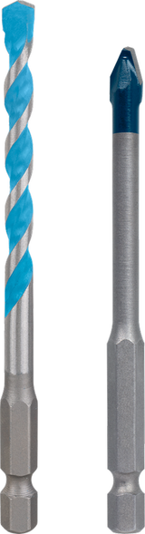 EXPERT HEX-9 Hard Ceramic and Multi Construction Drill Bit Set