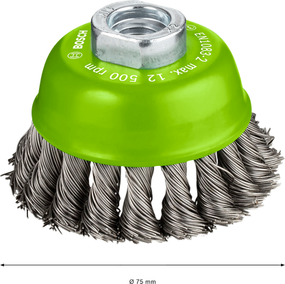 PRO Stainless Steel heavy Cup Brush