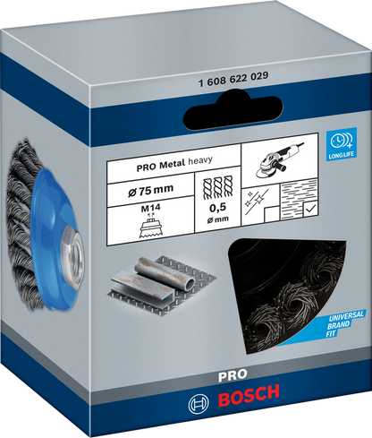PRO Metal heavy Cup Brush