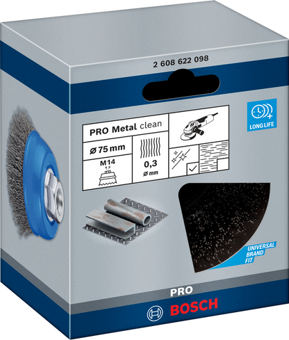 PRO Metal clean Cup Brush