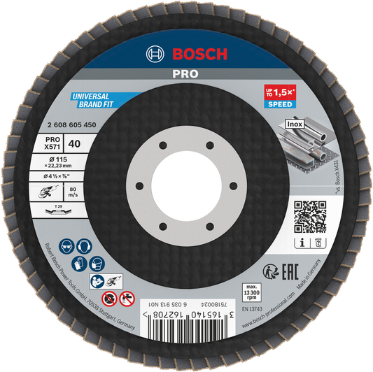 PRO X571 Flap Disc, Angled