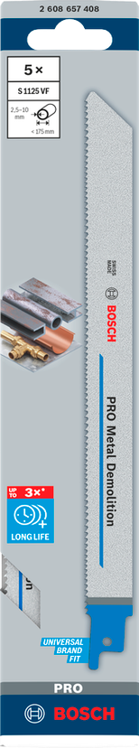 PRO Metal Demolition S1125VF Blade