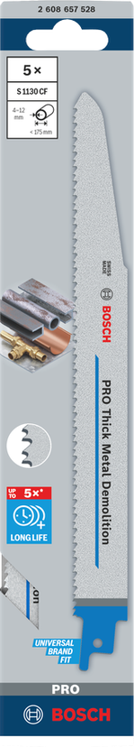 PRO Thick Metal Demolition S1130CF Blade