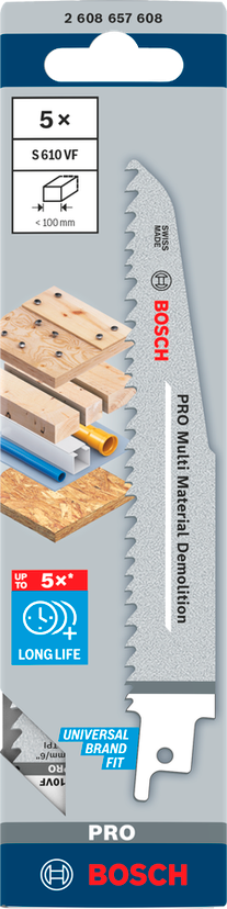 PRO Multi Material Demolition S610VF Blade