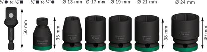 PRO Impact Socket Set