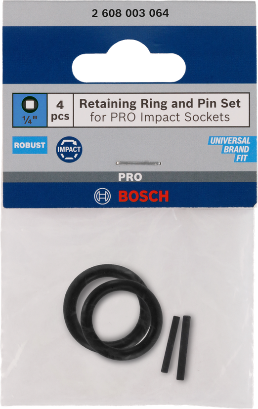 Retaining Ring and Pin Set for PRO Impact Socket