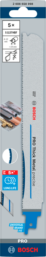 PRO Thick Metal precise S1137HBF Blade