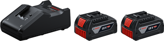 2 x GBA 18V 4.0Ah + GAL 18V-40