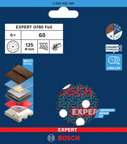 EXPERT O780 Foil Sanding Disc
