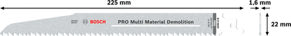 PRO Multi Material Demolition S1110VF Blade