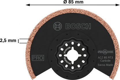 PRO ACZ 85 RT3 Grout Segment Blade