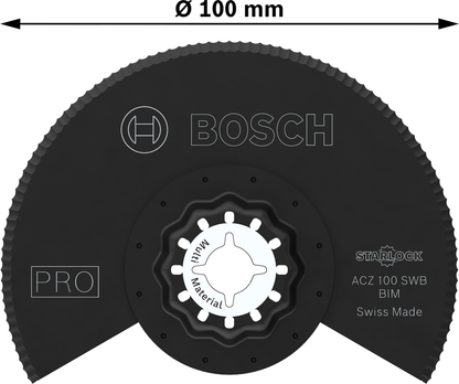 PRO ACZ 100 SWB Segment Blade