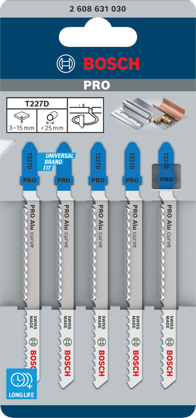 PRO Alu curve T227D Jigsaw Blade