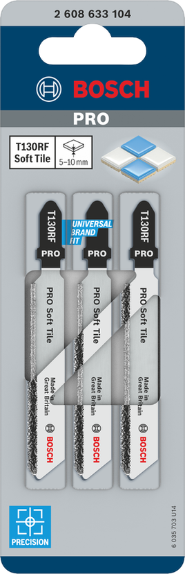 PRO Soft Tile T130RF Jigsaw Blade