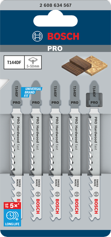 PRO Hardwood fast T144DF Jigsaw Blade