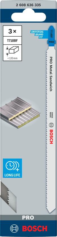 PRO Metal Sandwich T718BF Jigsaw Blade