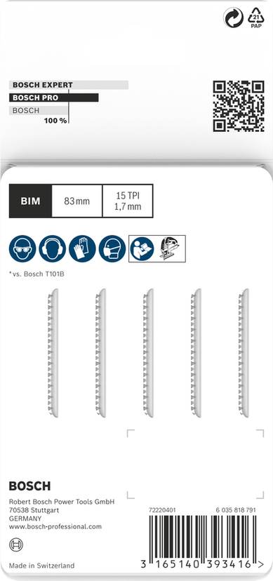 PRO Laminate clean T101BIF Jigsaw Blade