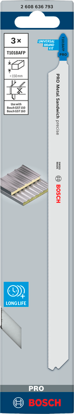 PRO Metal Sandwich precise T1018AFP Jigsaw Blade